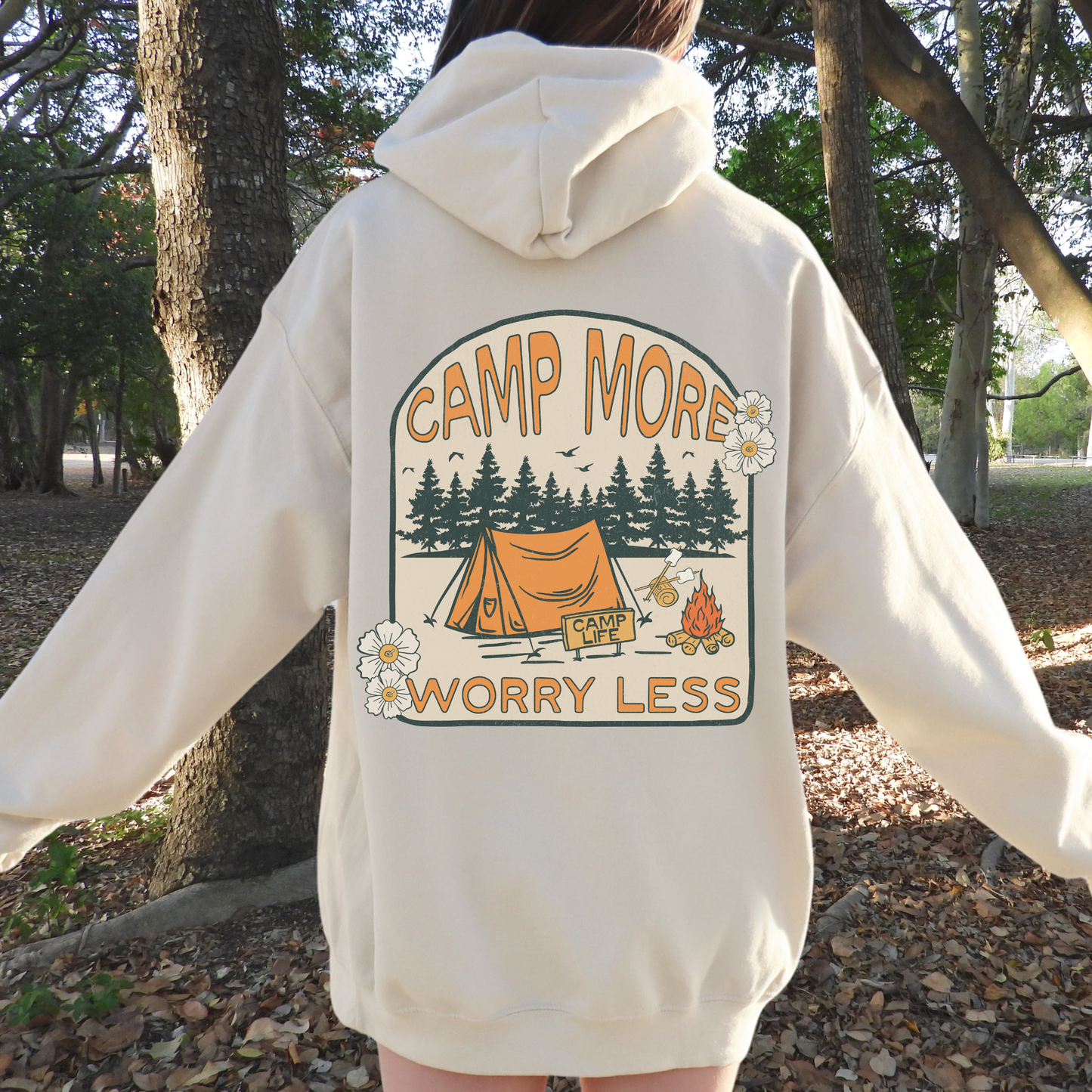 Camp More Worry Less Hoodie