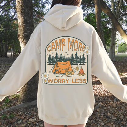 Camp More Worry Less Hoodie